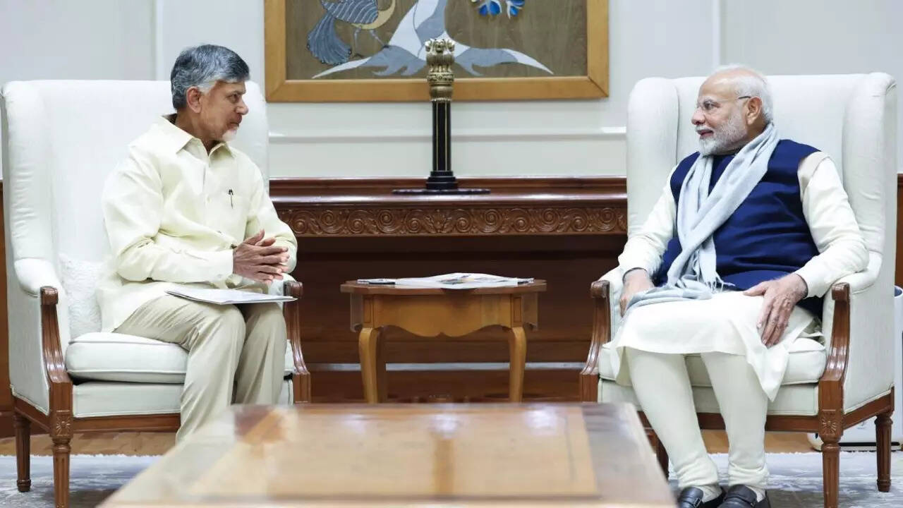 CM Chandrababu Naidu Meets PM Modi