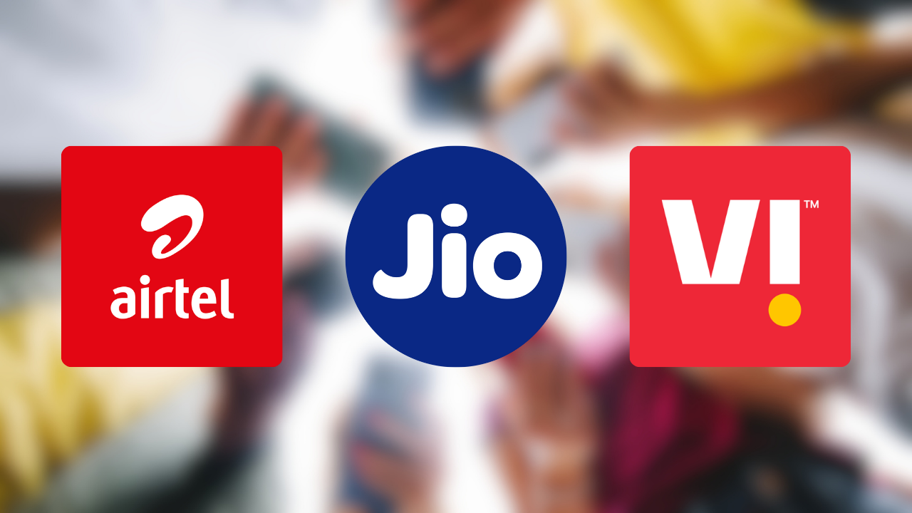 Airtel, Jio and Vi