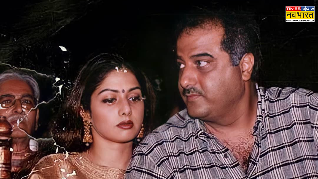 Boney Kapoor and Sridevi