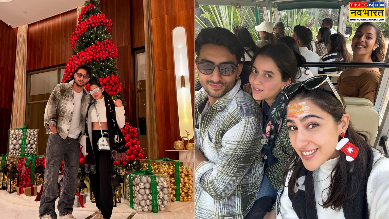 Sara Ali Khan and Ibrahim Ali Khan Christmas Celebration