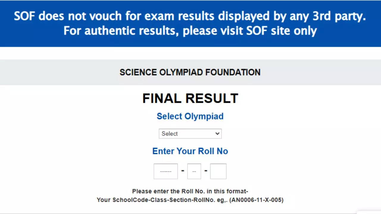 SOF IEO 2024 Result declared