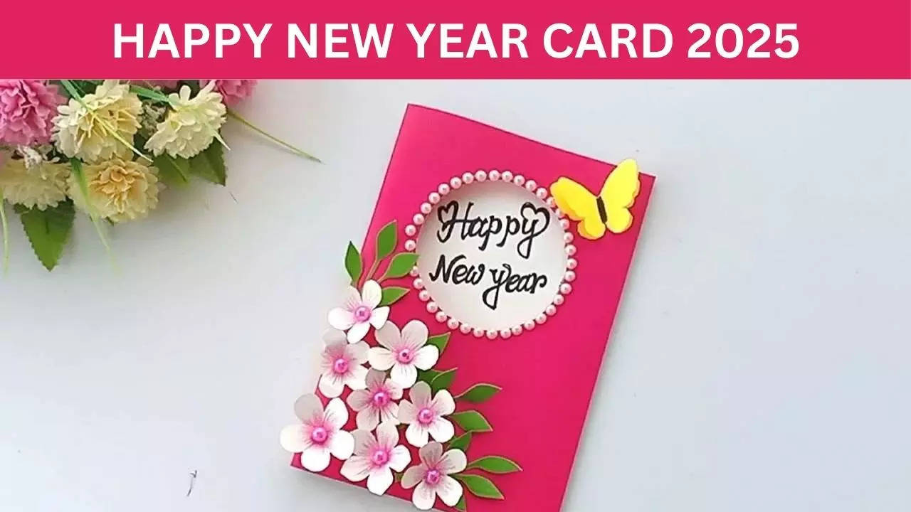 Happy New Year 2025 Card Design, Ideas For Teachers