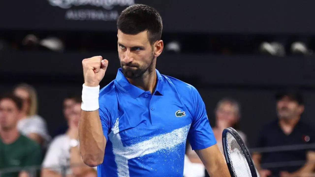 Brisbane Internationa, Novak Djokovic, Rinki Hijikata, Novak Djokovic vs Rinki Hijikata, Novak Djokovic beats Rinki Hijikata, Novak Djokovic against Rinki Hijikata, Brisbane International, Brisbane International News, Brisbane International 2024 Updates,