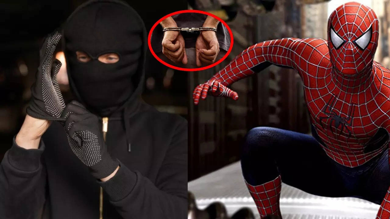 Delhi Police Arrested Thief  Like Spider-Man