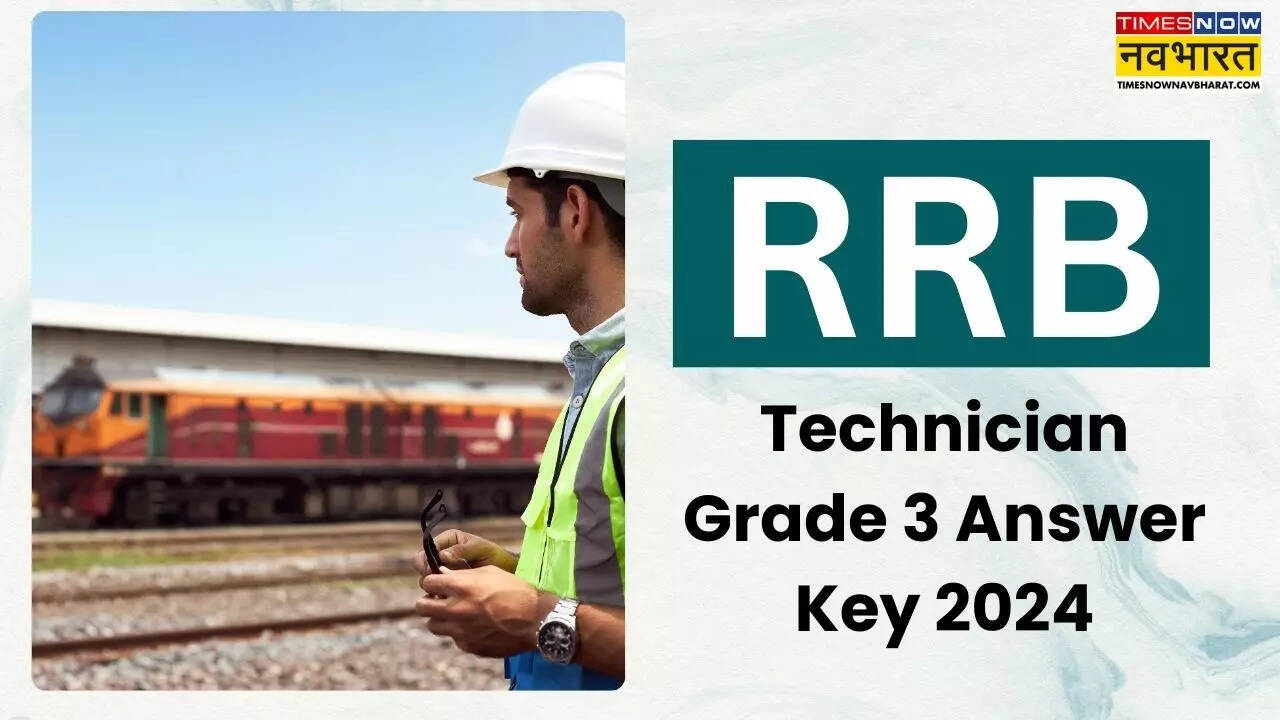 RRB Technician Grade 3 Answer Key 2024