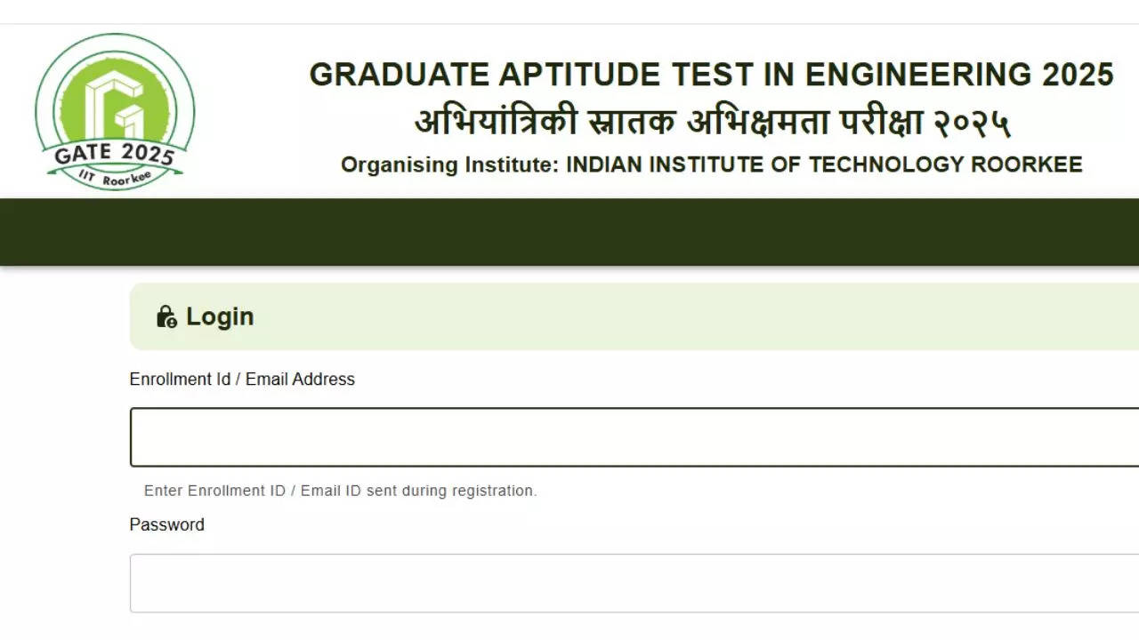 Gate Admit Card 2025 Download