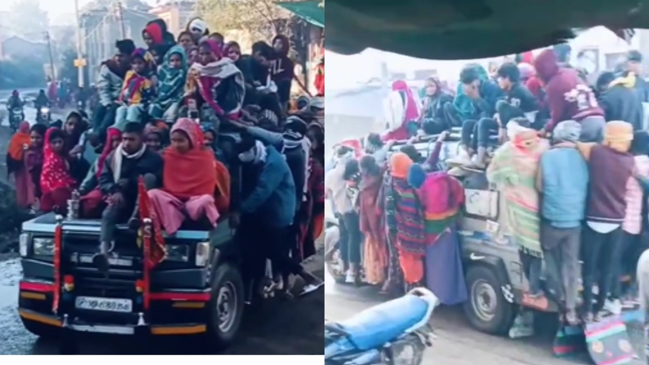 80 Passengers Travel on Car