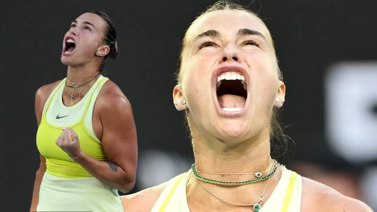 Aryna Sabalenka, Aryna Sabalenka Win First Round, Aryna Sabalenka vs Sloane Stephens, Aryna Sabalenka beats Sloane Stephens, Australian Open first round Highlights, Australian Open, Australian Open 2025 news, Australian Open 2025 Updates