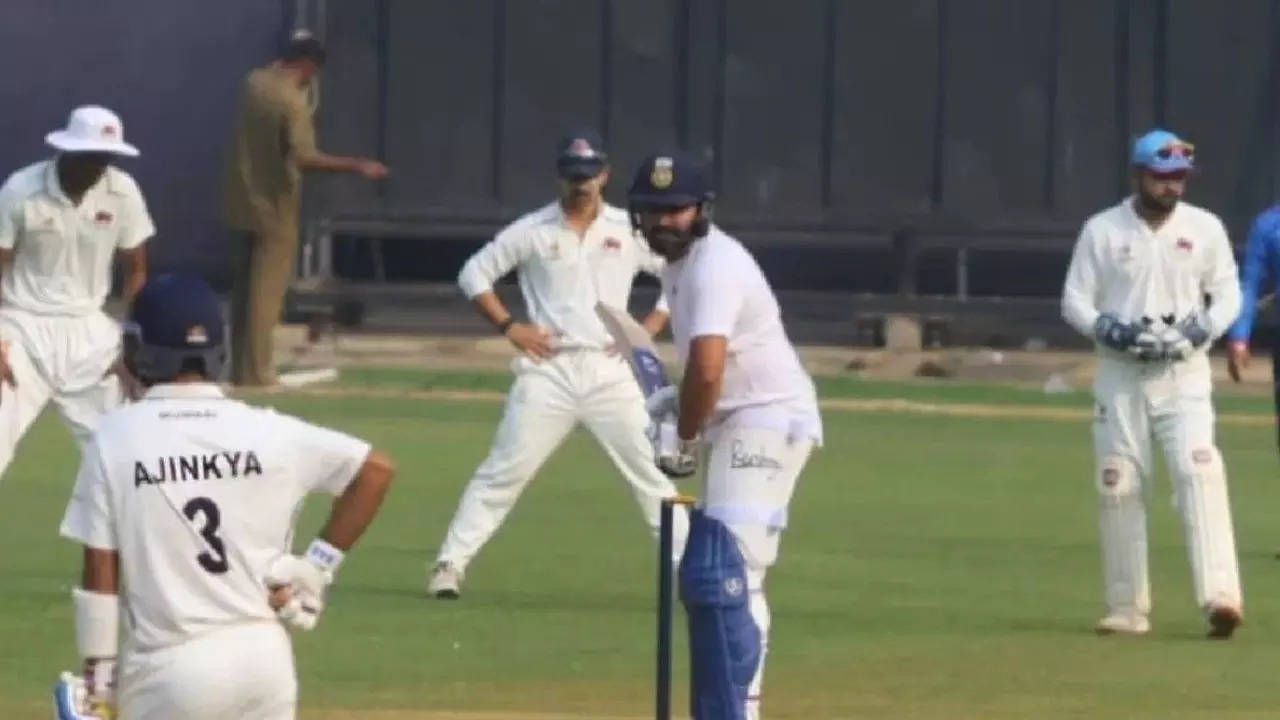 Rohit sharma ranji practice