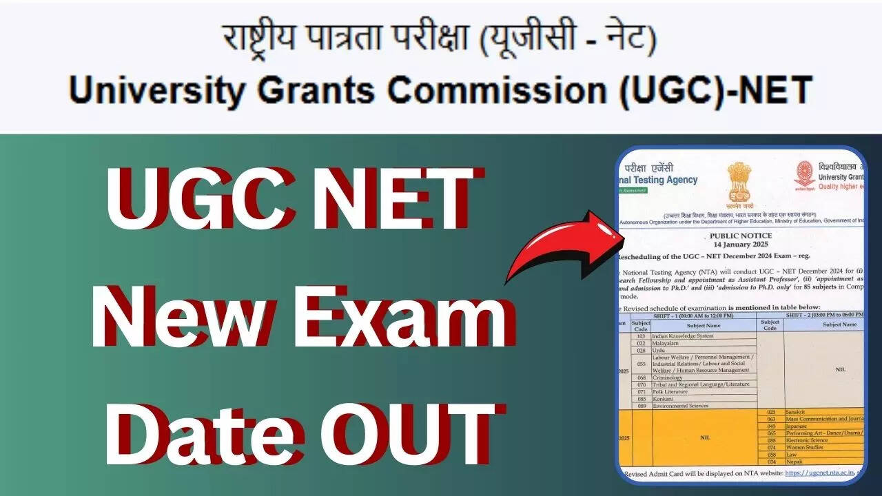 UGC NET New Exam Date OUT