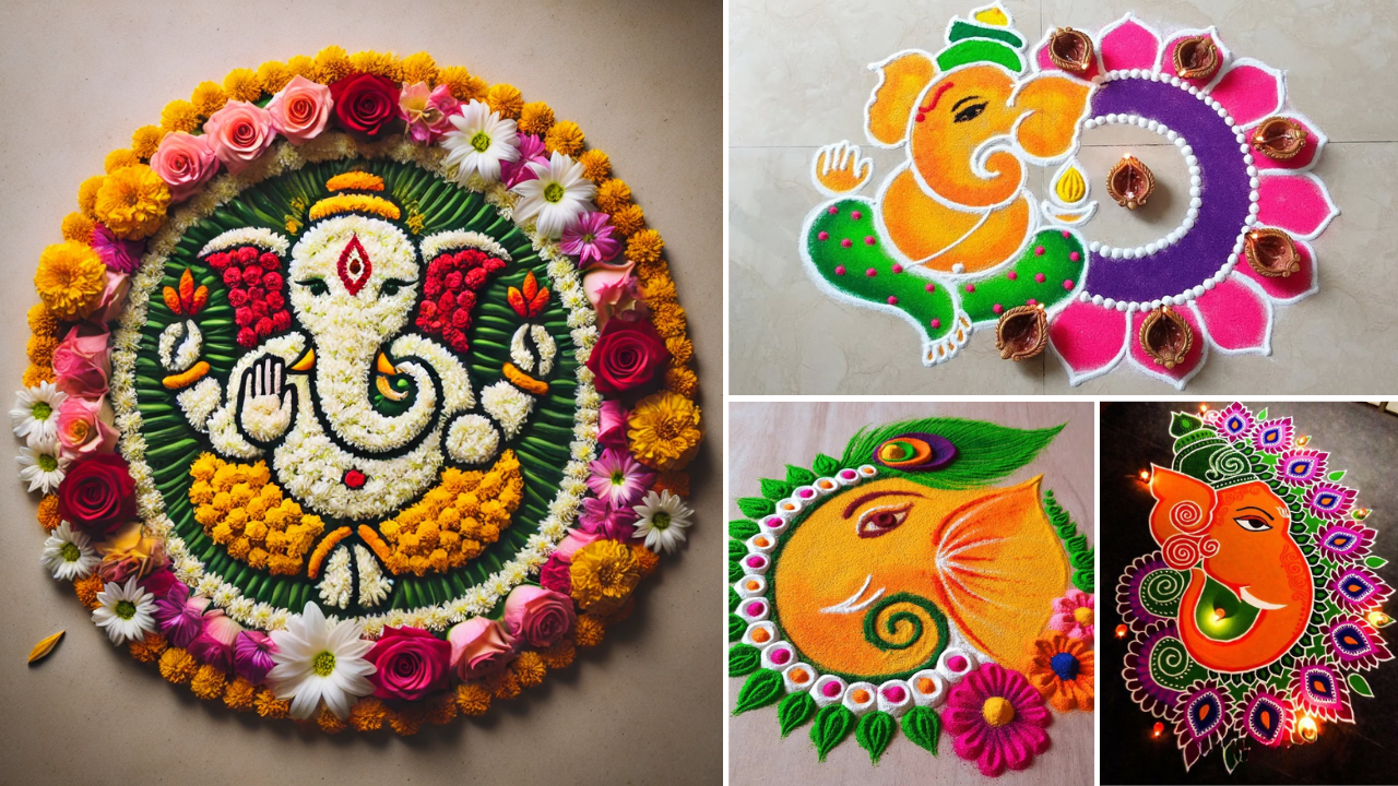 Sakat Chauth 2025, Latest Rangoli Design, Simple, Easy Photo