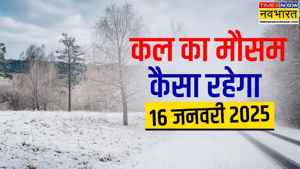 Kal Ka Mausam Kaisa Rahega 16 January 2025.