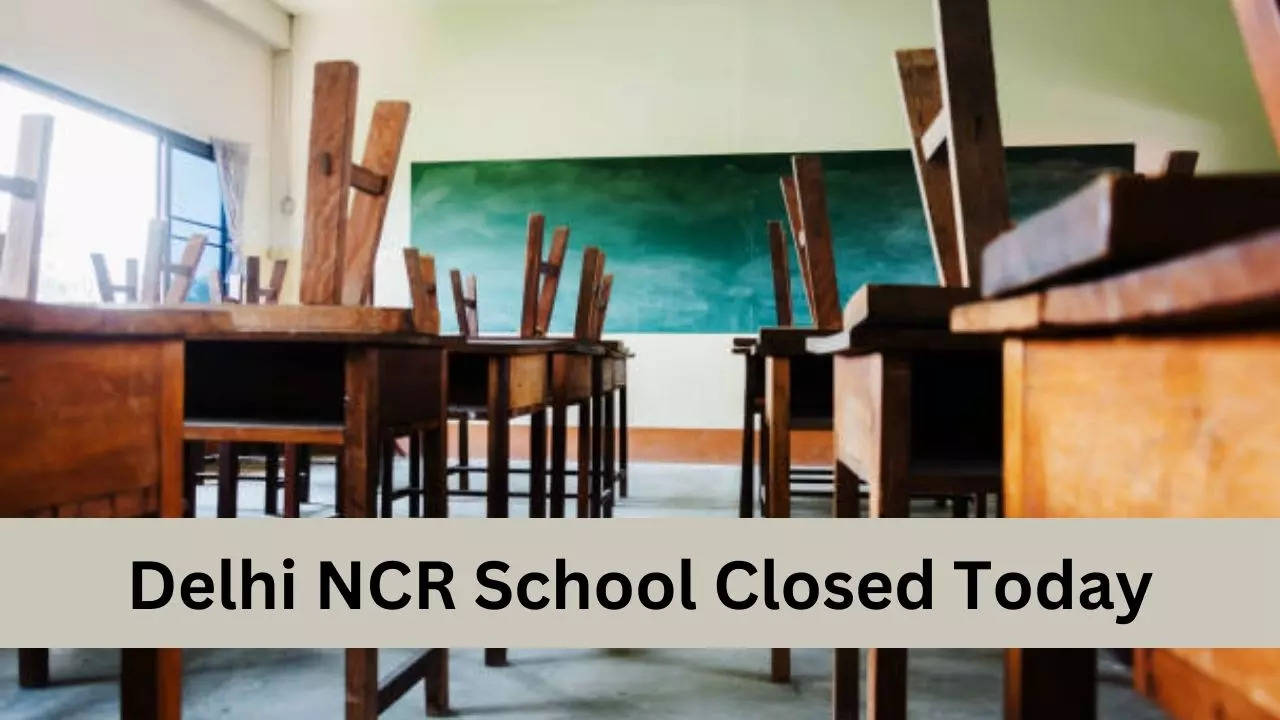 Delhi NCR School Closed Today, School Closed Today News