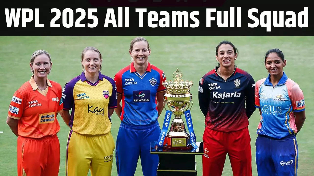 WPL 2025, WPL 2025 Schedule, WPL 2025 Match Date, WPL 2025 Venue, WPL 2025 Updates, WPL 2025 News, Womens Premier League 2025, Womens Premier League 2025 Schedule, Womens Premier League 2025 Match Date, Womens Premier League 2025 Venue, women premier league, women's premier league, women's premier league 2025, women's indian premier league, women indian premier league auction, Gujarat Giants Full Squad, Gujarat Giants Full Squad, Mumbai Indians Full Squad, Royal Challengers Bengaluru Full Squad, UP Warriorz Full Squad, Womens Premier League All Teams Full Squad, WPL 2025 All Teams Full Squad,