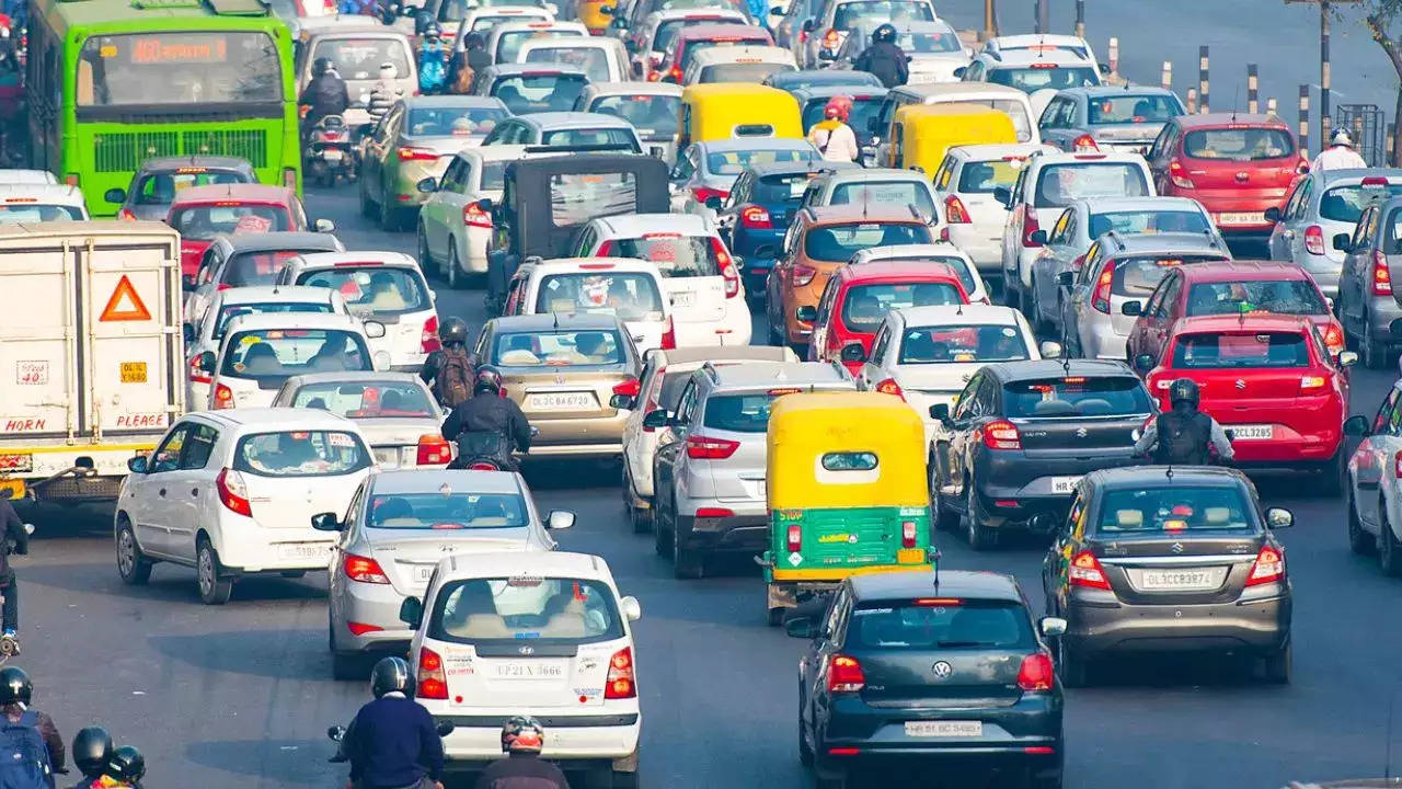 Delhi Traffic.