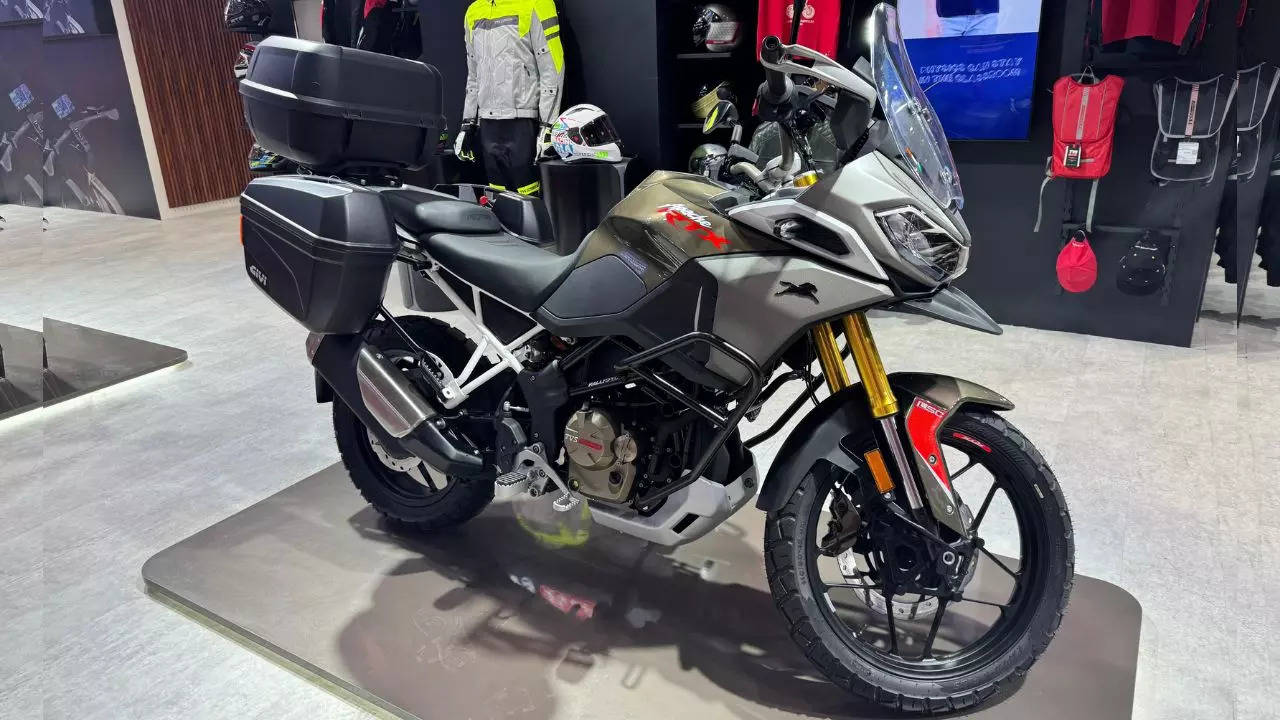 New TVS Apache RTX Adventure Bike Breaks Cover