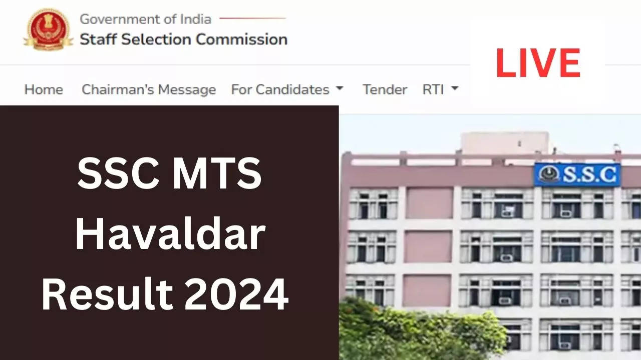 SSC MTS Havaldar Result 2024 Live: जारी होने जा रहा एसएससी एमटीएस और हवलदार रिजल्ट, जानें कितना होगा कट ऑफ मार्क्स