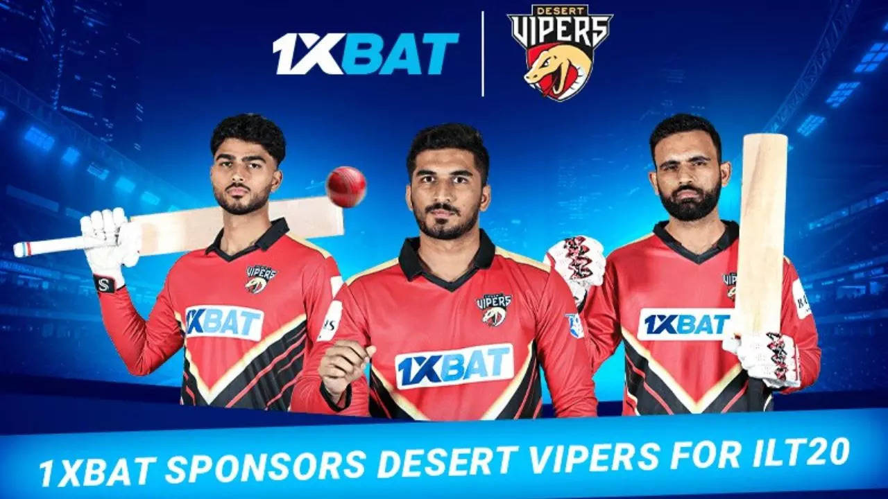 1xBet ILT20 के लिए Desert Vipers को स्पोंसर करेगा: हमें भारत के बाहर क्रिकेट के विकास में योगदान देने की खुशी है