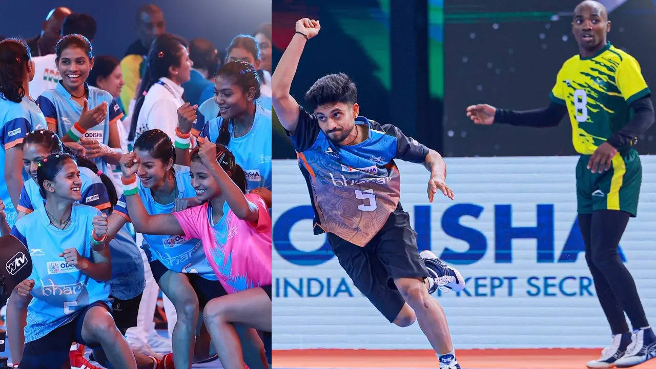 Indian Male and Female Kho Kho team