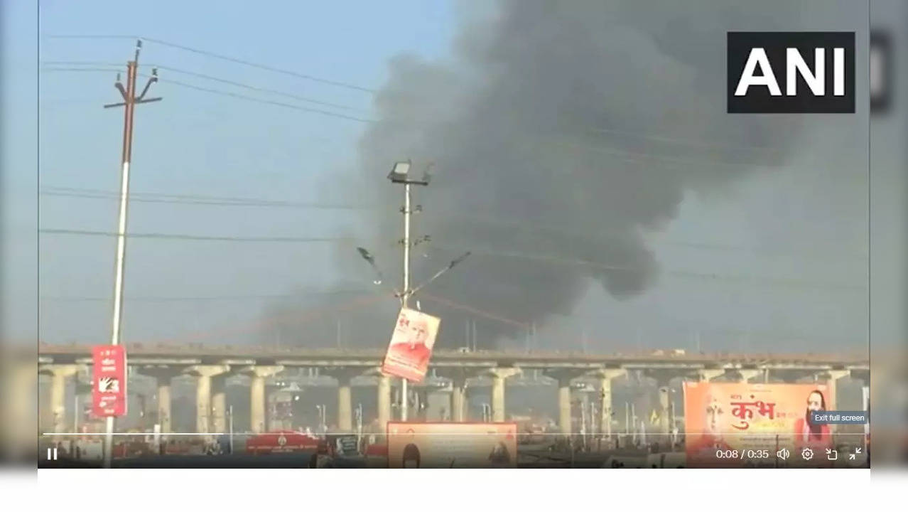 Maha Kumbh Area Fire