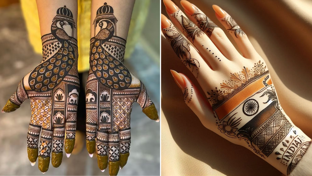 Happy Republic Day 2025 Mehndi Design Photo