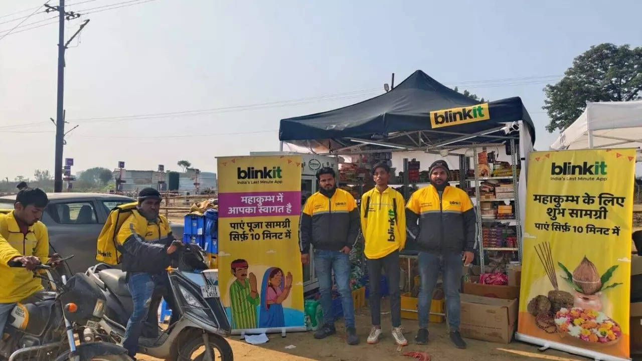 Blinkit Store Mahakumbh Mela