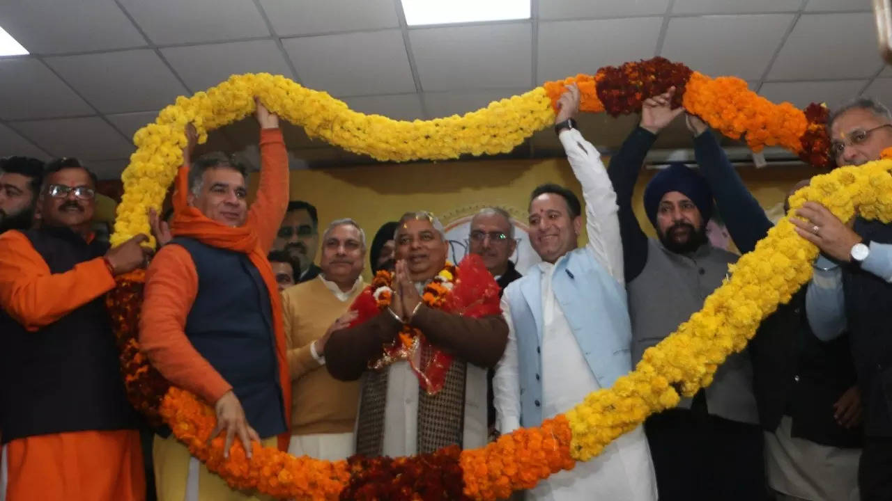 Satpal Sharma elected president of BJP's Jammu and Kashmir unit