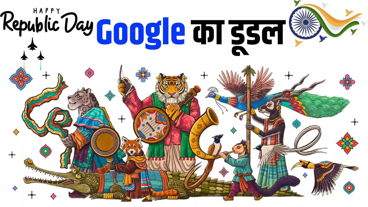 Republic Day 2025, Google Doodle, Wildlife Parade, Indian Culture