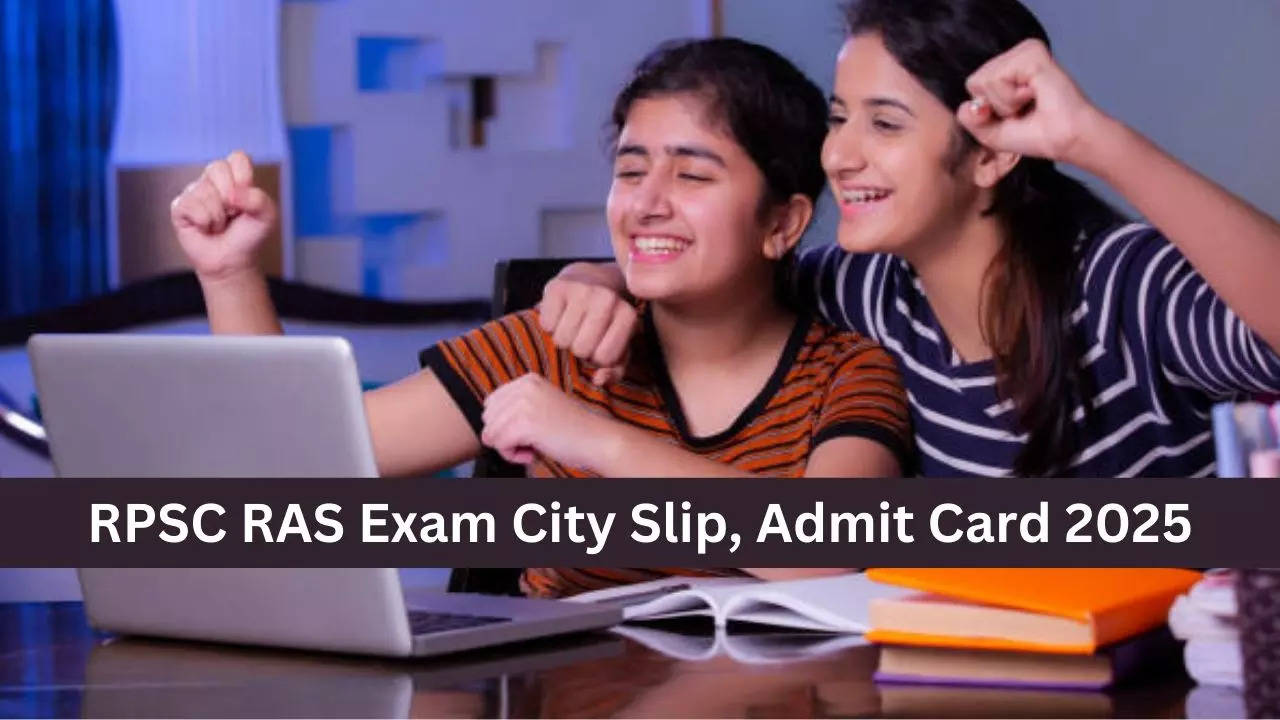 RPSC RAS Exam City Slip, Admit Card 2025