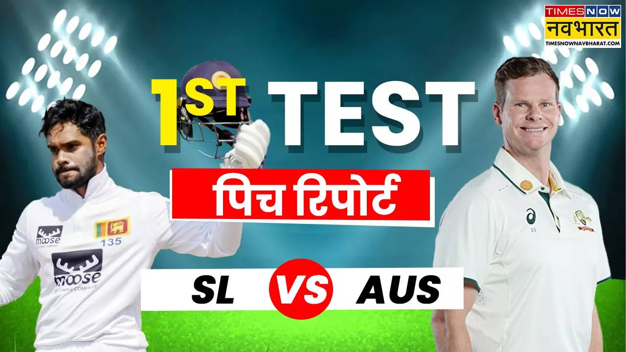 SL vs AUS 1st Test Pitch Report Today Match