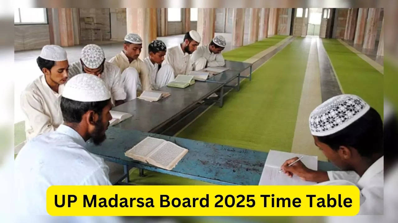 UP Madarsa Board 2025 Time Table