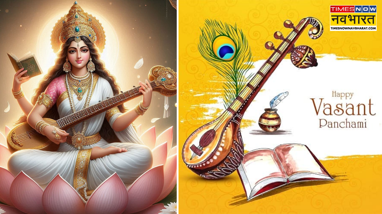 Happy basant panchami 2025 Saraswati Mata Hd Images