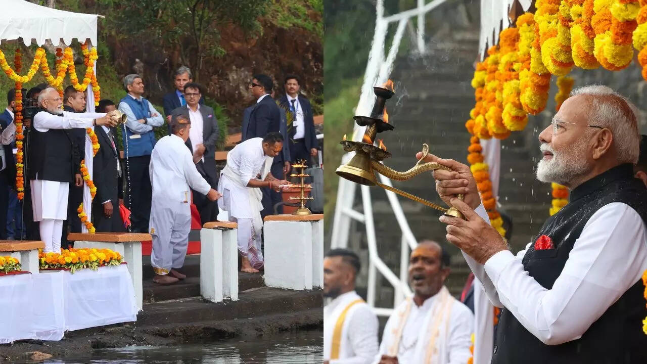 PM Modi Mauritis Ganga Talab