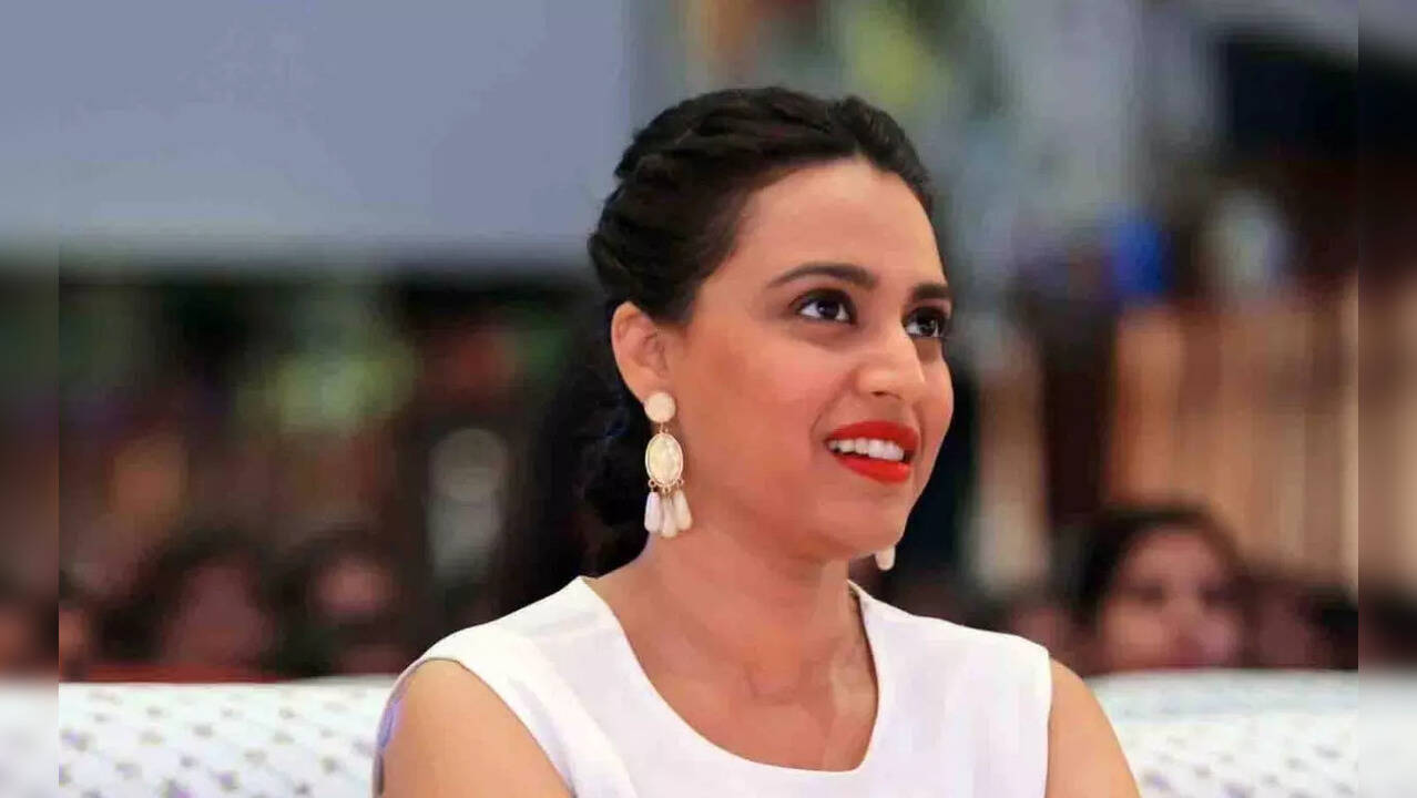 Swarra Bhaskar en conal cámara