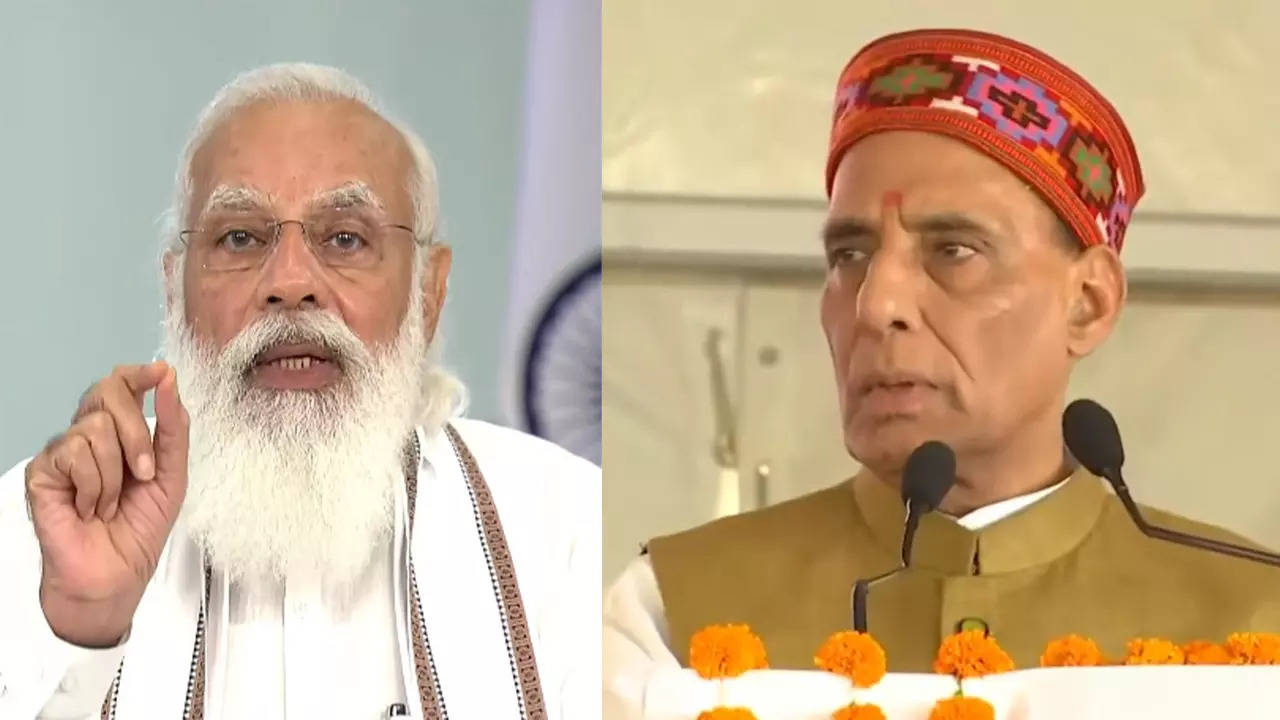 Rajnath Singh compares PM Modi with King Bharata