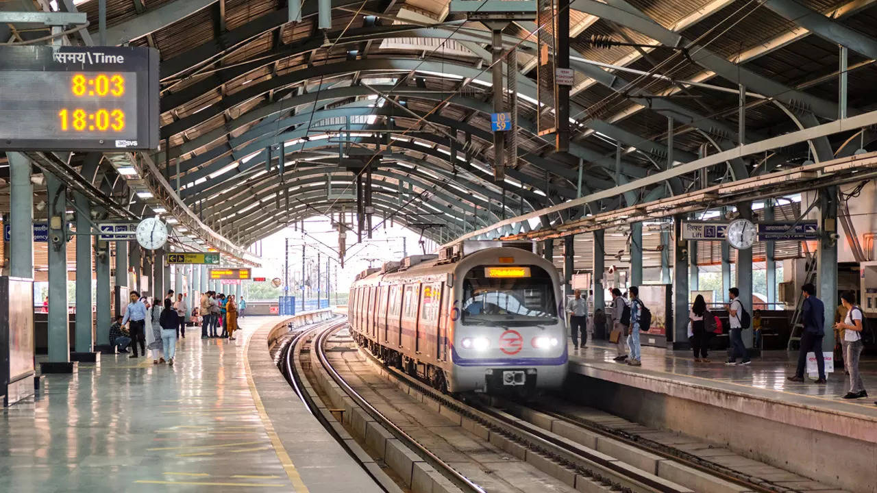 Delhi Metro Blue Line Route