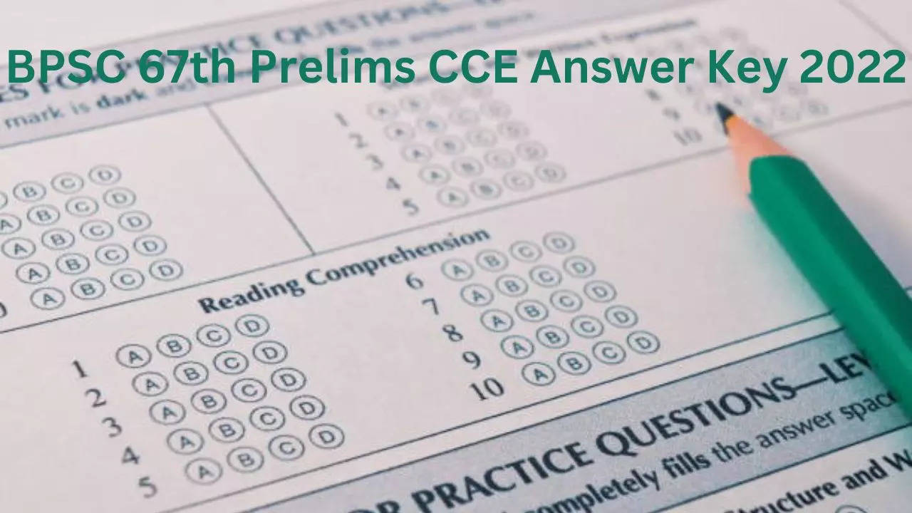 BPSC 67th Prelims CCE Answer Key 2022