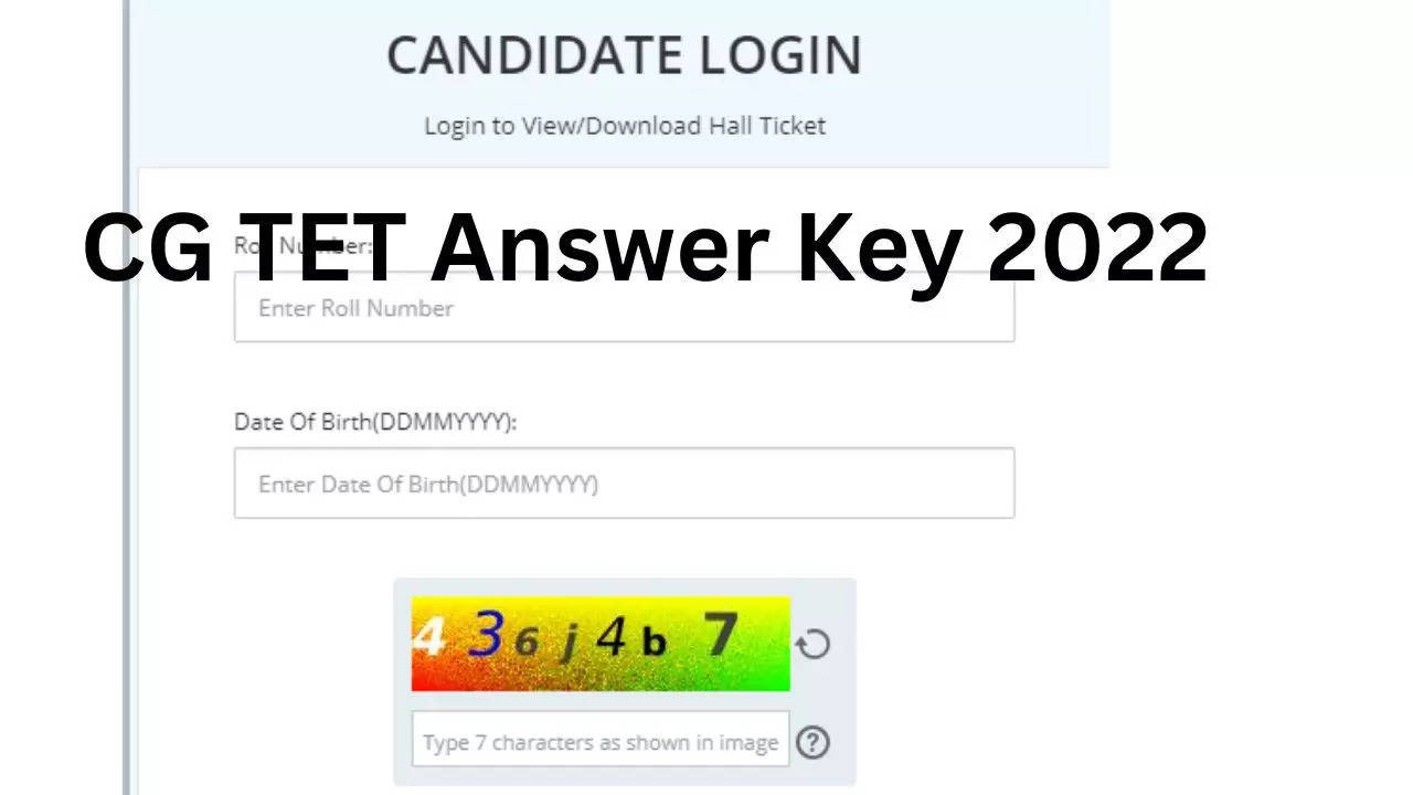 CG TET Answer Key