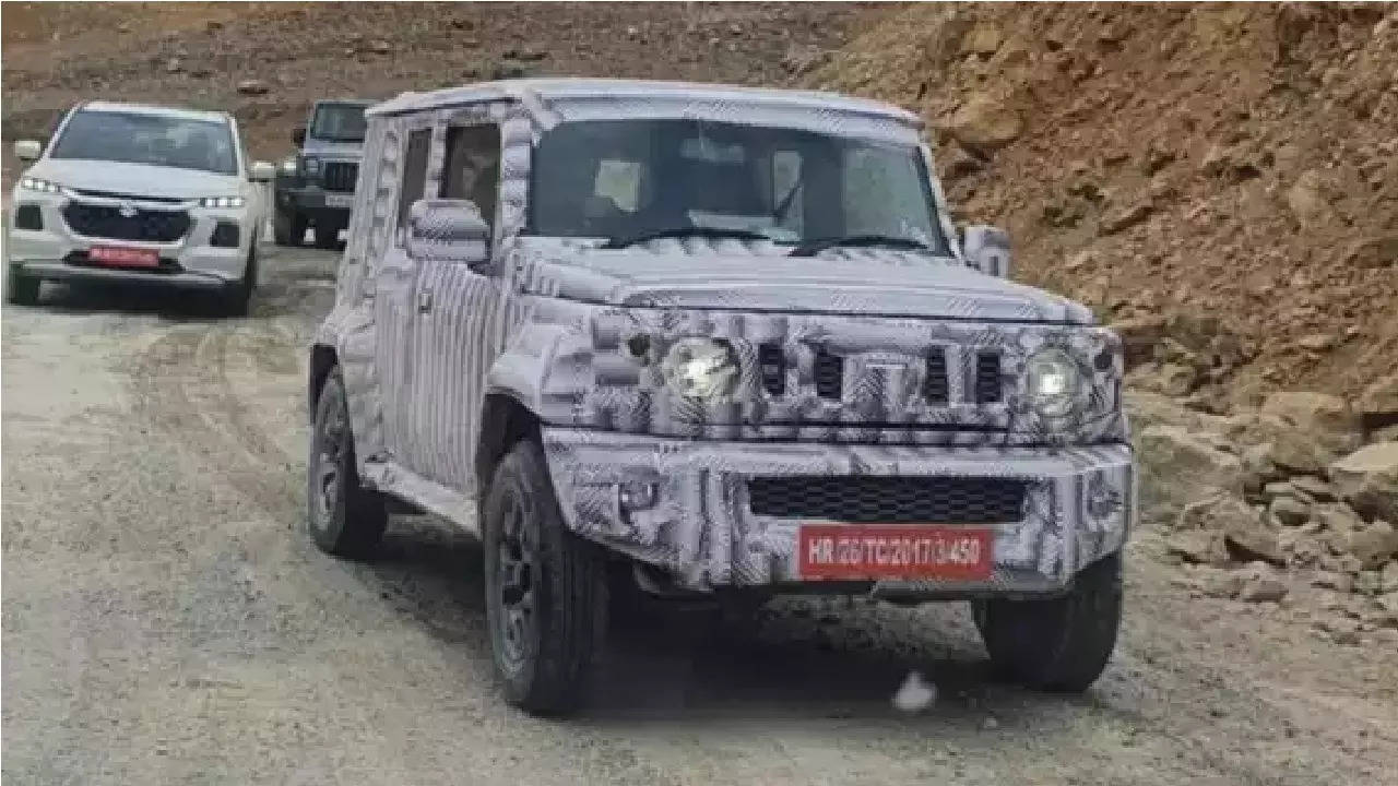 Maruti Suzuki Jimny 5 Door Spotted Testing