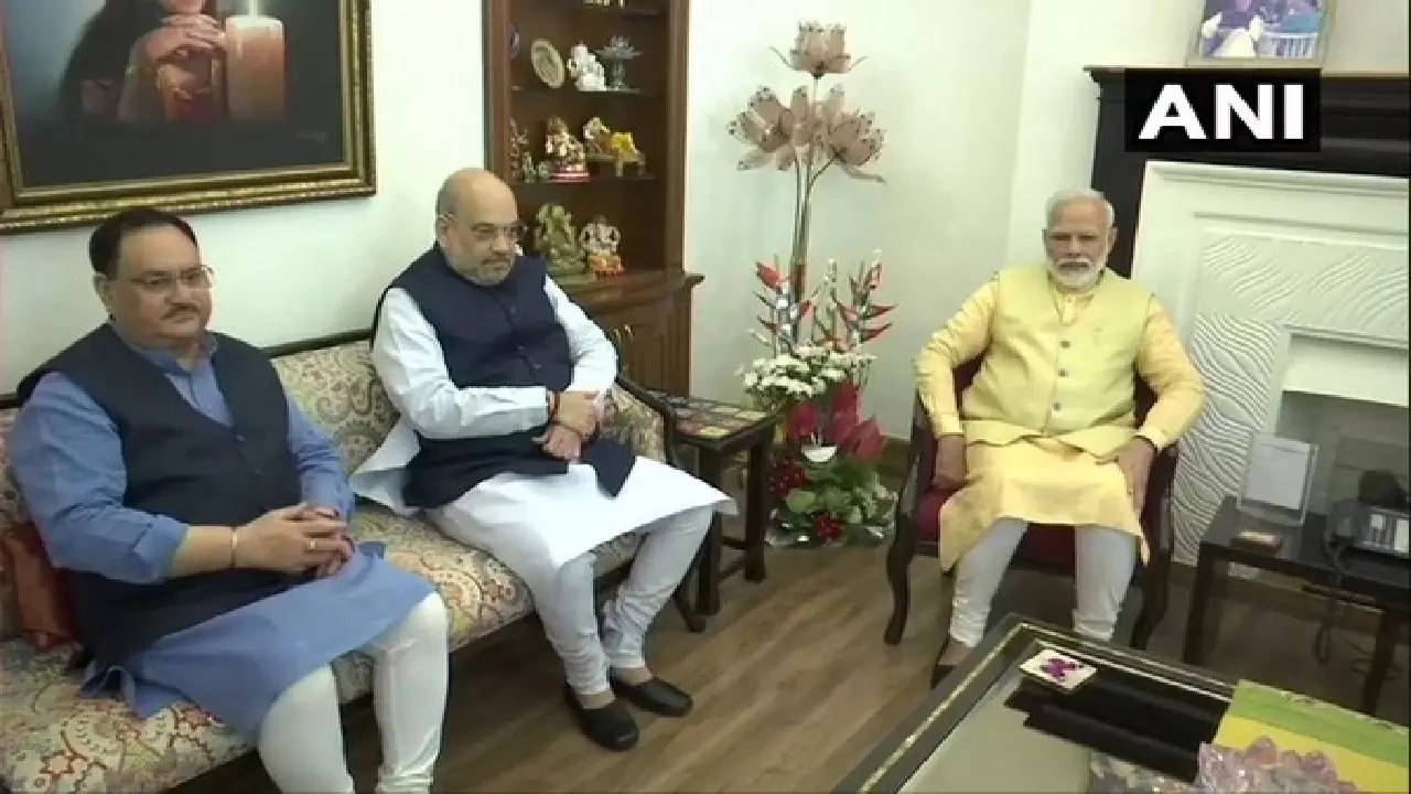 Narendra Modi Amit Shah And Nadda