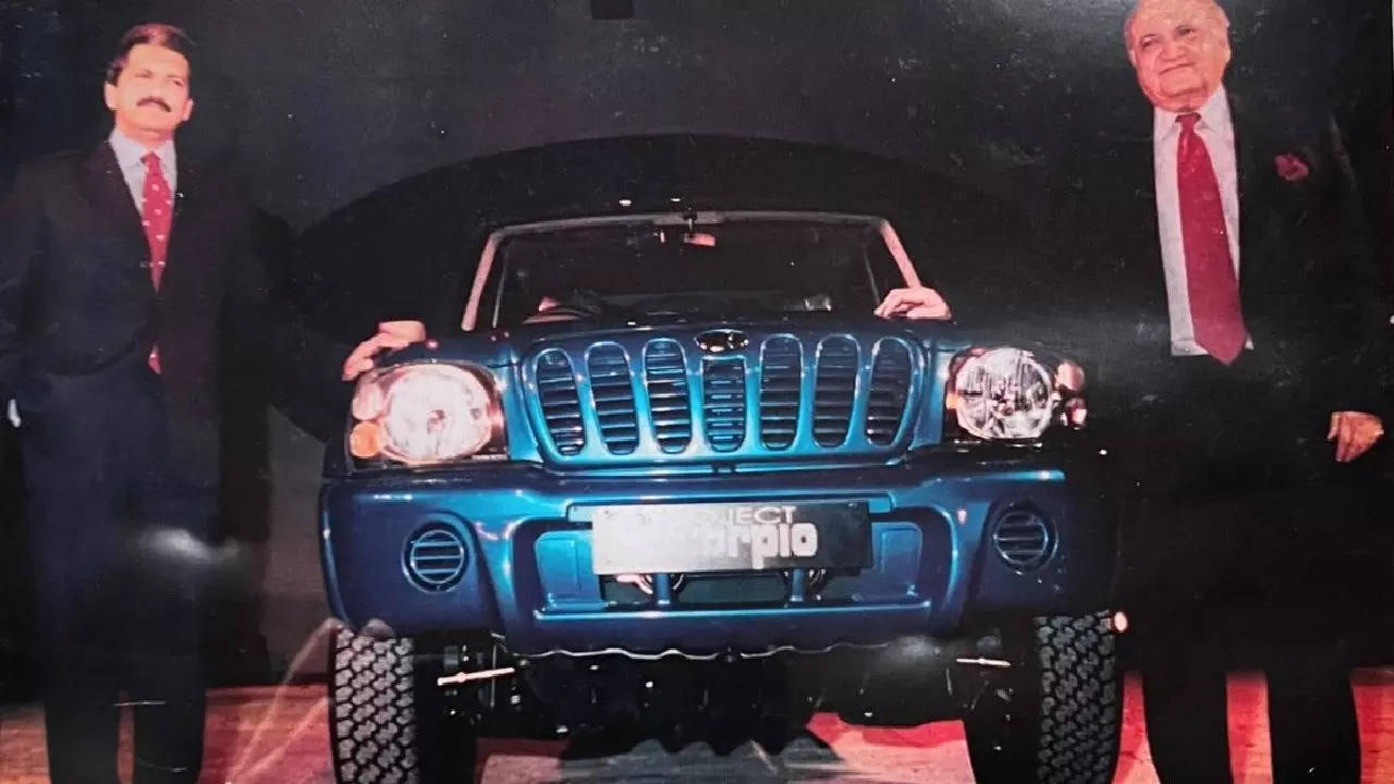 Anand Mahindra Shared 2002 Scorpio Image