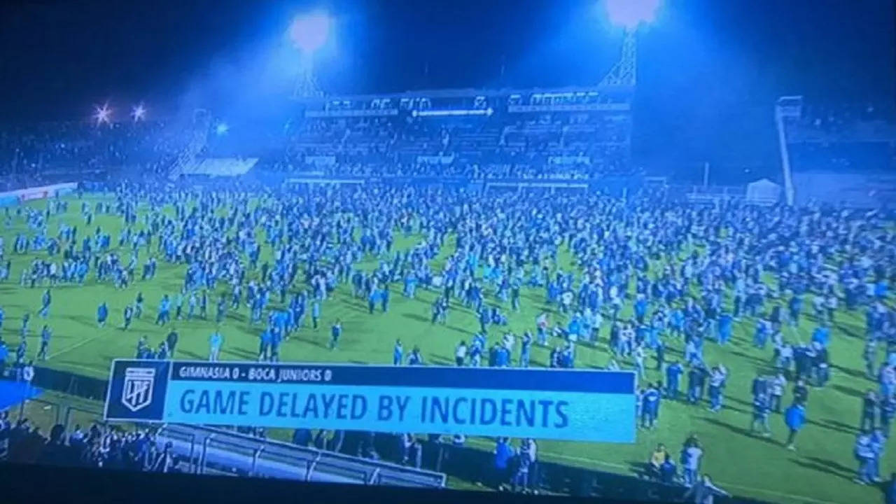 unrest at Argentina soccer match