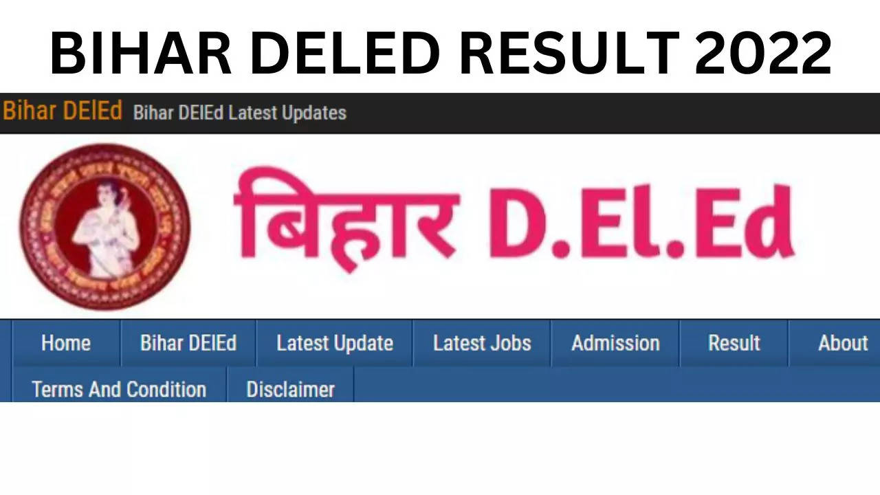 Bihar Deled Result 2022