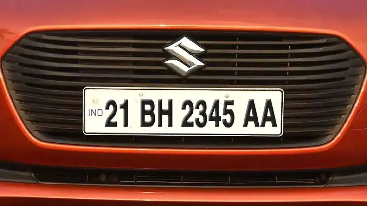 BH Series Number Plate For Old Vehicles