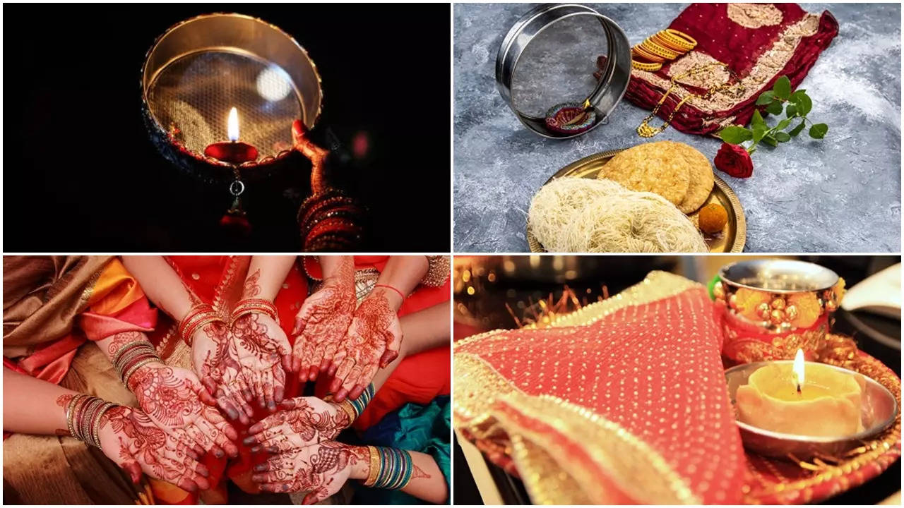 Karwa Chauth 2022 Puja Vidhi, Vrat Katha, Vrat Kahani, Mehndi Designs, Moonrise Time, Samagri List, Shubh Muhurat in Hindi LIVE Updates: Read here | Times Now Navbharat