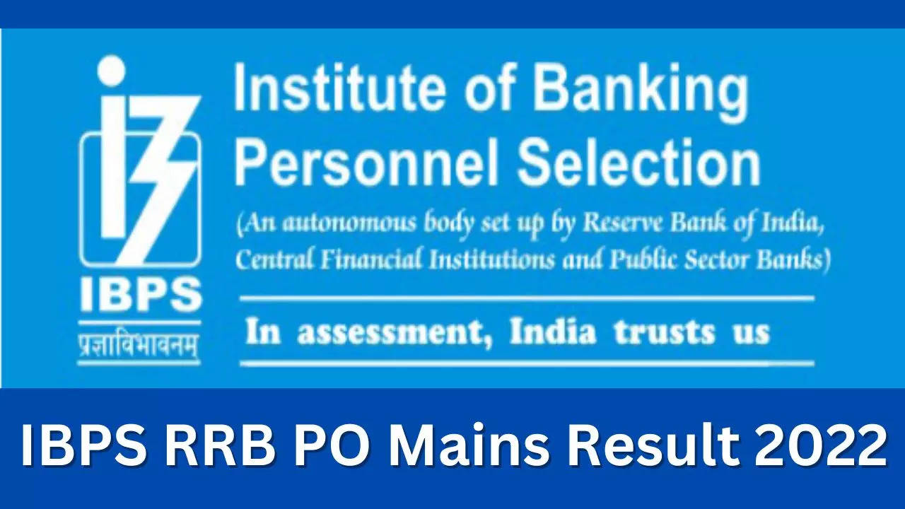 IBPS RRB PO Mains Result 2022