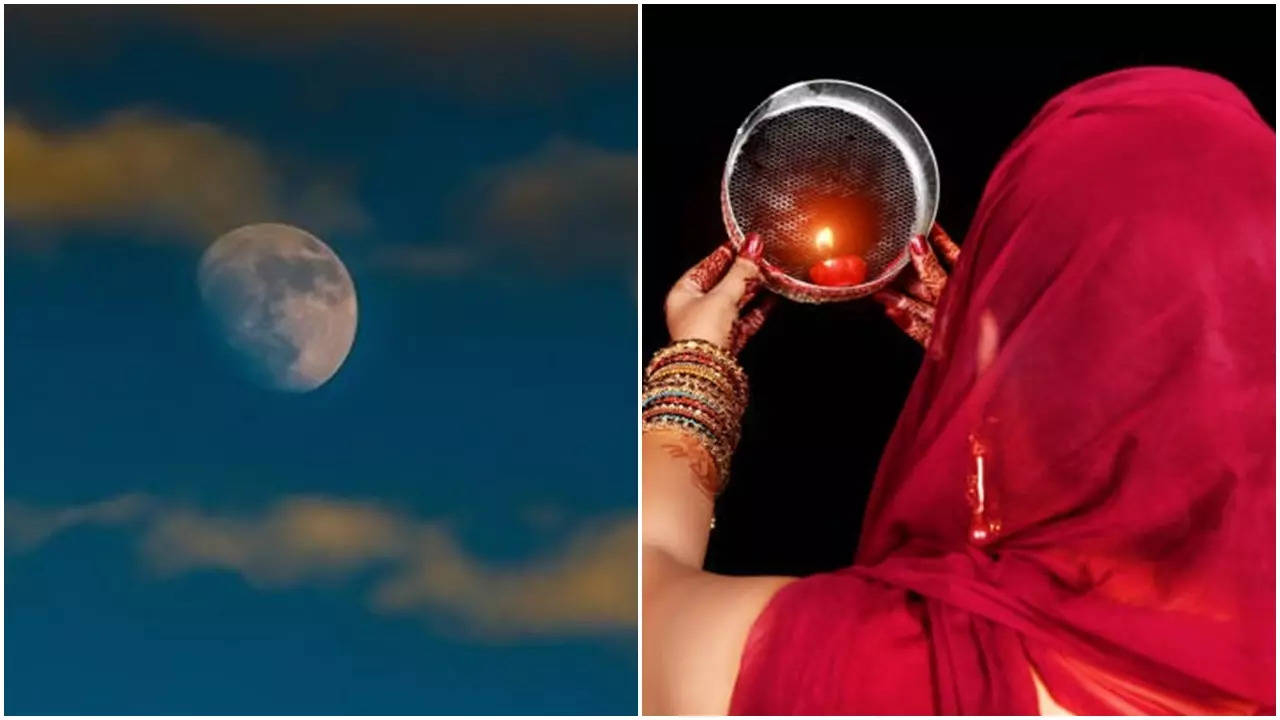 Karwa Chauth 2022 Moon Rise Time Today Live Updates: देश के लगभग सभी शहरों में दिखाई दिया चांद, ऐसे करें चांद की पूजा