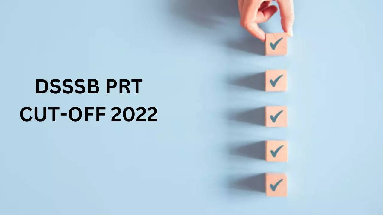 DSSSB PRT CUT-OFF 2022