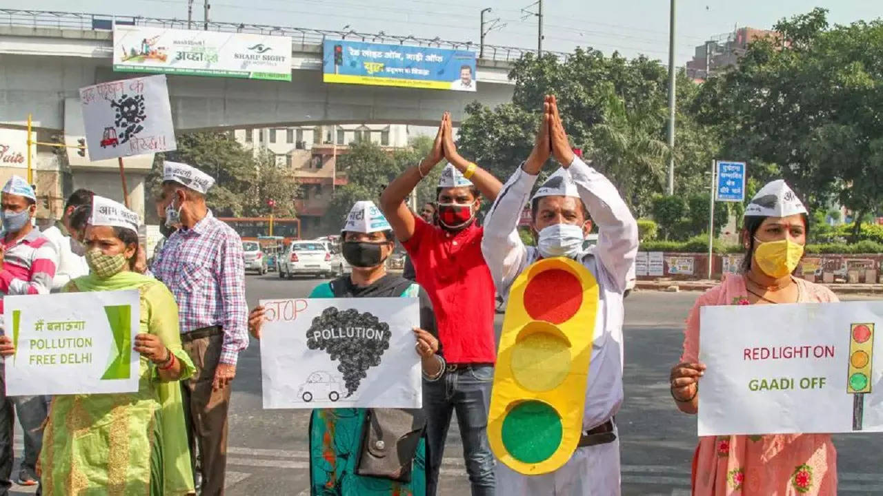 red light on gaadi off