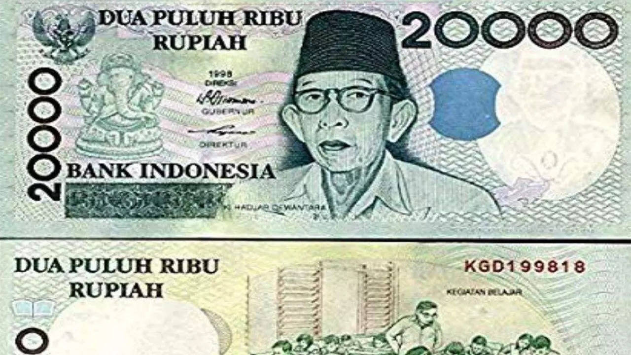 Ganesh ji Photo on Indonesian Currency